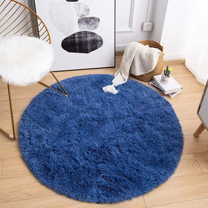 Round Fluffy Soft Area Rugs