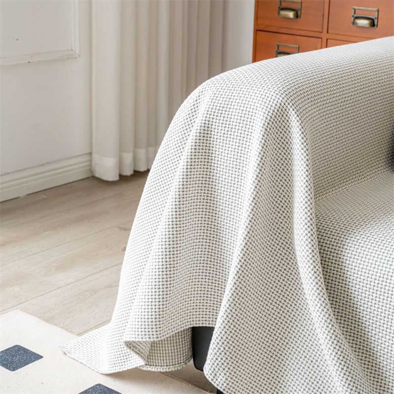 ﻿ ﻿ ﻿ Linen Couch Cover Sofa Covers Washable Reversible Couch Protector for Dogs Sofa Towel Sofa Slipcovers Sofa Covers  ﻿