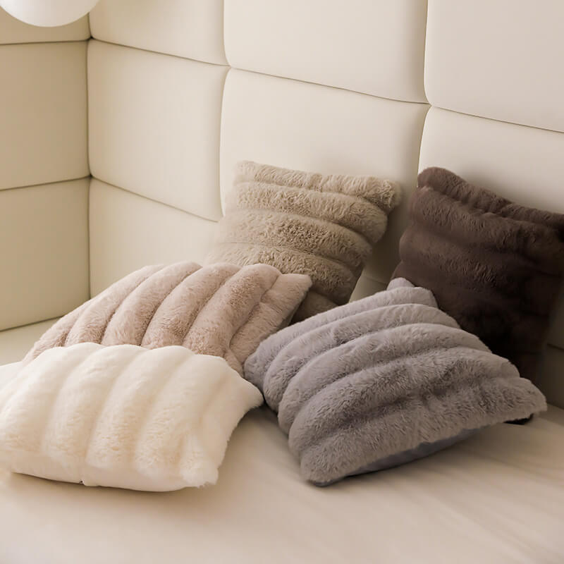 Super Soft Faux Fur Throw Blanket Soft Plush Fluffy Blanket for Couch