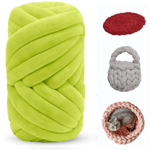Chunky Yarn for Arm Knitting – Soft Jumbo Yarn for Blankets, Pillows & Pet Beds | Cozy & Durable