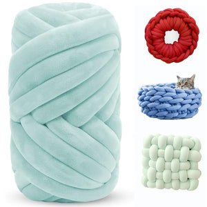 Chunky Yarn for Arm Knitting – Soft Jumbo Yarn for Blankets, Pillows & Pet Beds | Cozy & Durable