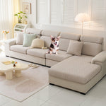 Thick Linen Magic Sofa Covers Anti-Slip Sofa Couch Covers Wear-Resistant Universal Sofa Cover Stretch for Sectional Slipcovers  ﻿