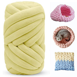 Chunky Yarn for Arm Knitting – Soft Jumbo Yarn for Blankets, Pillows & Pet Beds | Cozy & Durable