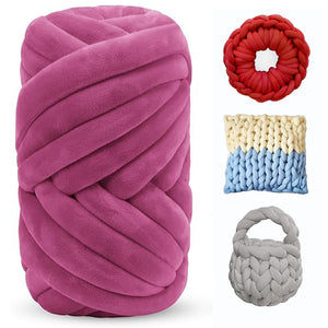 Chunky Yarn for Arm Knitting – Soft Jumbo Yarn for Blankets, Pillows & Pet Beds | Cozy & Durable