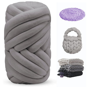 Chunky Yarn for Arm Knitting – Soft Jumbo Yarn for Blankets, Pillows & Pet Beds | Cozy & Durable