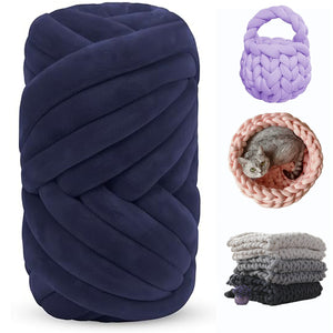 Chunky Yarn for Arm Knitting – Soft Jumbo Yarn for Blankets, Pillows & Pet Beds | Cozy & Durable
