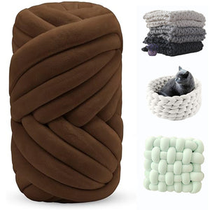 Chunky Yarn for Arm Knitting – Soft Jumbo Yarn for Blankets, Pillows & Pet Beds | Cozy & Durable