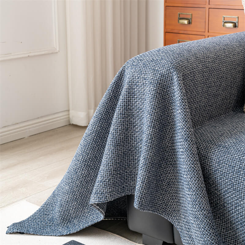 ﻿ ﻿ ﻿ Linen Couch Cover Sofa Covers Washable Reversible Couch Protector for Dogs Sofa Towel Sofa Slipcovers Sofa Covers  ﻿