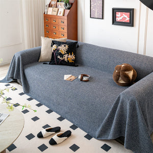 ﻿ ﻿ ﻿ Linen Couch Cover Sofa Covers Washable Reversible Couch Protector for Dogs Sofa Towel Sofa Slipcovers Sofa Covers  ﻿