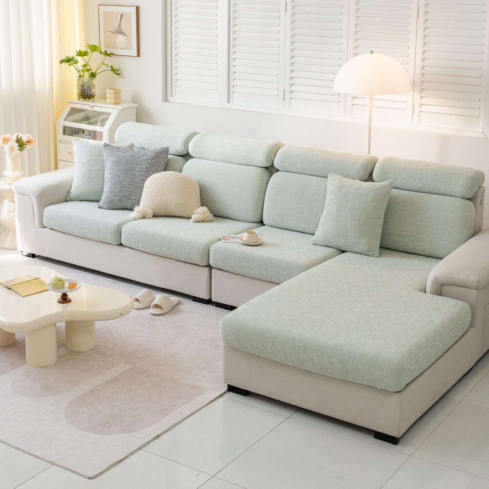 Thick Linen Magic Sofa Covers Anti-Slip Sofa Couch Covers Wear-Resistant Universal Sofa Cover Stretch for Sectional Slipcovers  ﻿