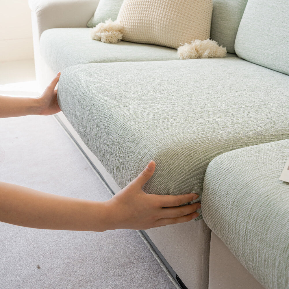 Thick Linen Magic Sofa Covers Anti-Slip Sofa Couch Covers Wear-Resistant Universal Sofa Cover Stretch for Sectional Slipcovers  ﻿