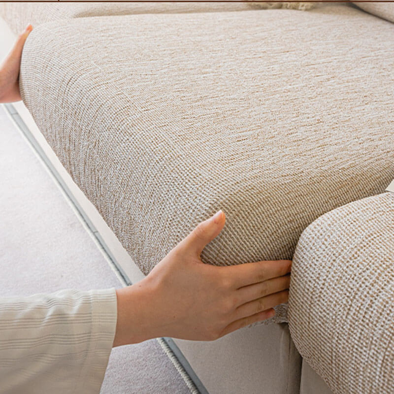 Thick Linen Magic Sofa Covers Anti-Slip Sofa Couch Covers Wear-Resistant Universal Sofa Cover Stretch for Sectional Slipcovers  ﻿