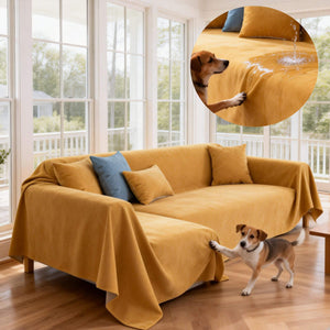 Waterproof Anti-cat scratch Sofa Cover，Blanket Couch Cover