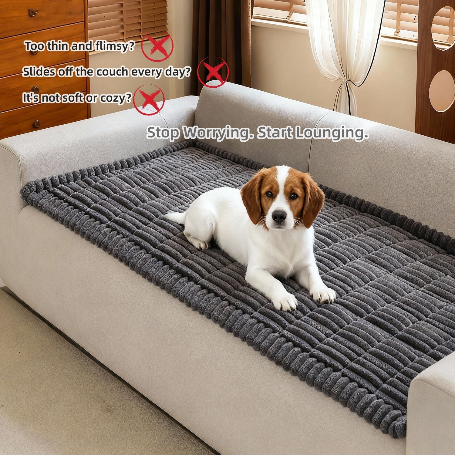 Dog Bed Cover Sofa Protector,Anti Slip Sofa Covers for Living Room Couch Covers,Sofa Mat,Seat Cover,Dog Mat,Pet Pad for Furniture 1 Piece ﻿ - KnitFirst