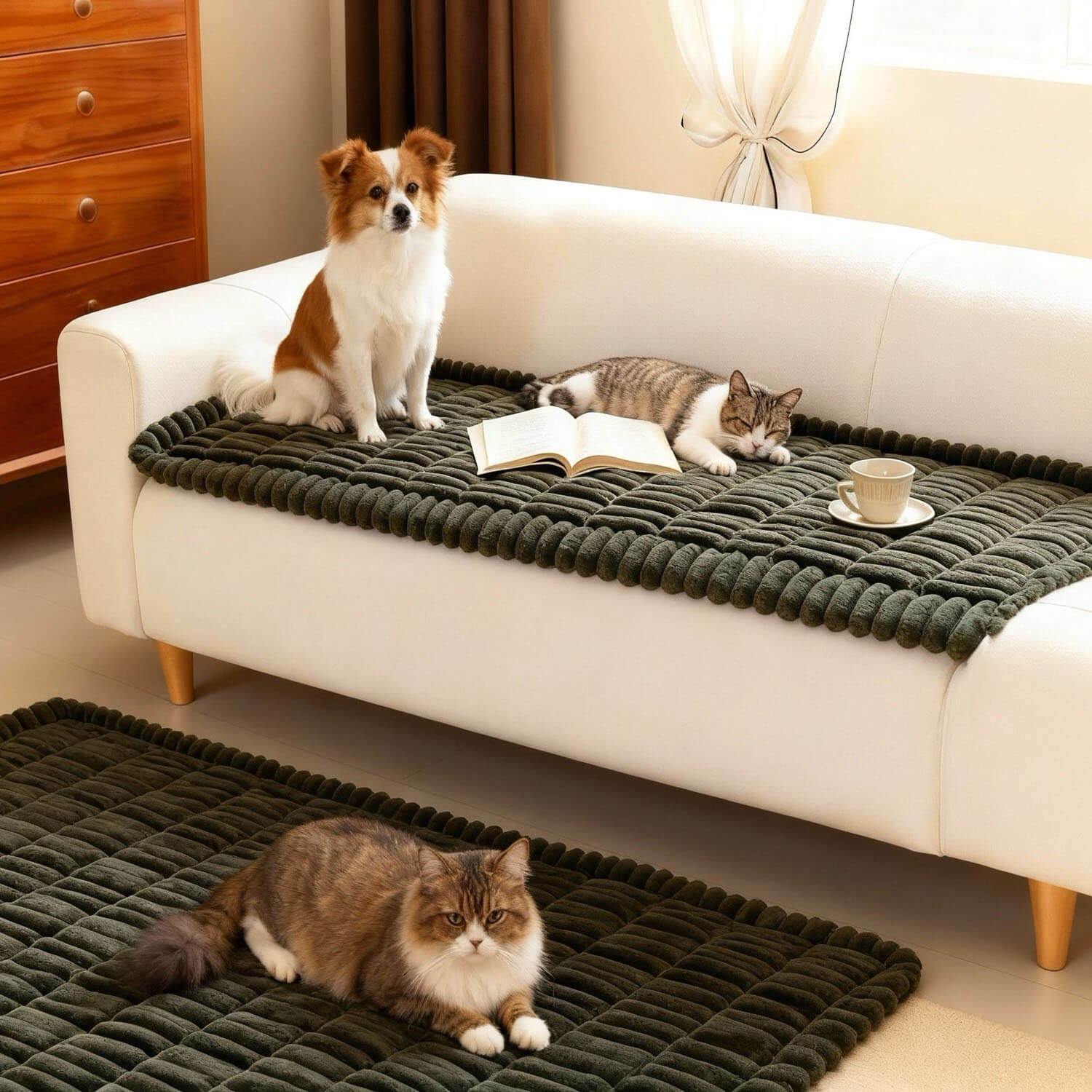 Dog Bed Cover Sofa Protector,Anti Slip Sofa Covers for Living Room Couch Covers,Sofa Mat,Seat Cover,Dog Mat,Pet Pad for Furniture 1 Piece ﻿ - KnitFirst