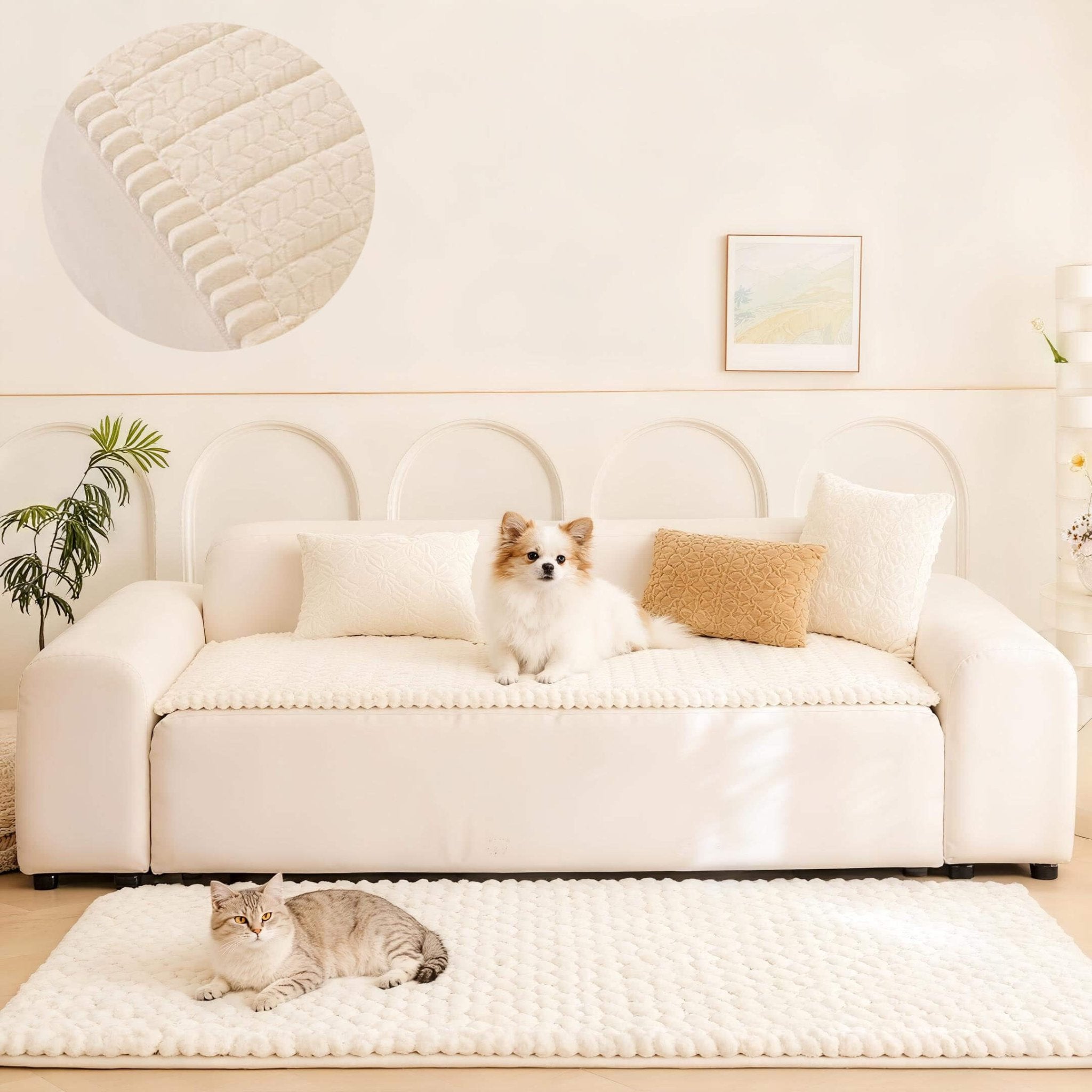 Dog Bed Cover Sofa Protector,Anti Slip Sofa Covers for Living Room Couch Covers,Sofa Mat,Seat Cover,Dog Mat,Pet Pad for Furniture 1 Piece ﻿ - KnitFirst
