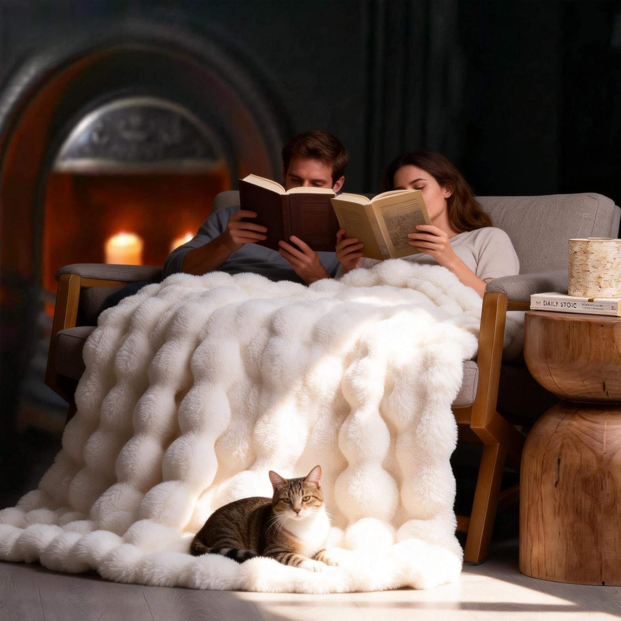 Faux Fur Blanket - Extra Soft Blanket - Machine Washable – KnitFirst