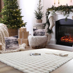 Large Area Rug Faux Sheepskin Fur Rug for Living Room Shaggy Rug Home Decor Rectangle Rug - KnitFirst