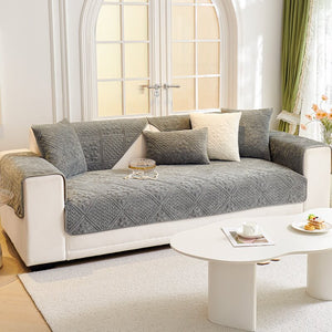 Sectional Couch Cover, Anti - Slip Sofa Slipcover for Pets Kids - Furniture Protector Sofa Covers - KnitFirst