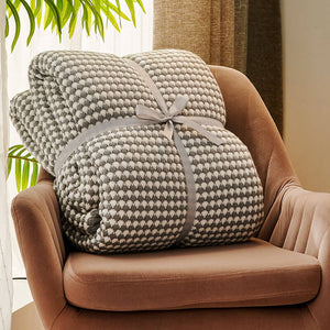 Sherpa Wool Chunky Knit Blanket - KnitFirst