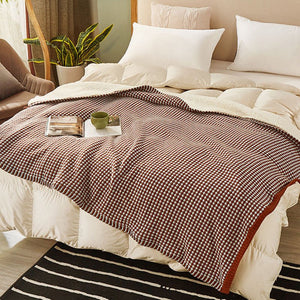 Sherpa Wool Chunky Knit Blanket - KnitFirst