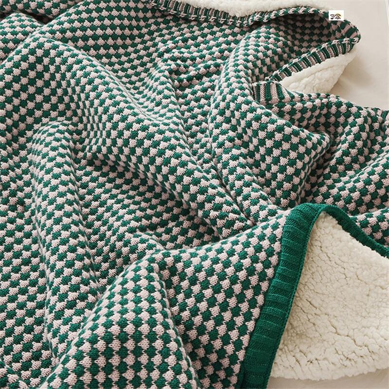Sherpa Wool Chunky Knit Blanket - KnitFirst