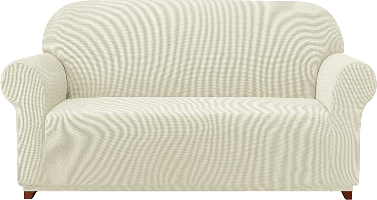 Stretch Jacquard Sofa Slipcover - KnitFirst
