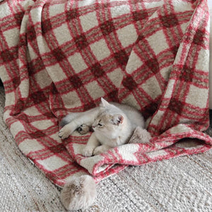 Super Soft Reversible Sherpa & Fleece Blanket | Cozy Throw for Bed & Couch - KnitFirst