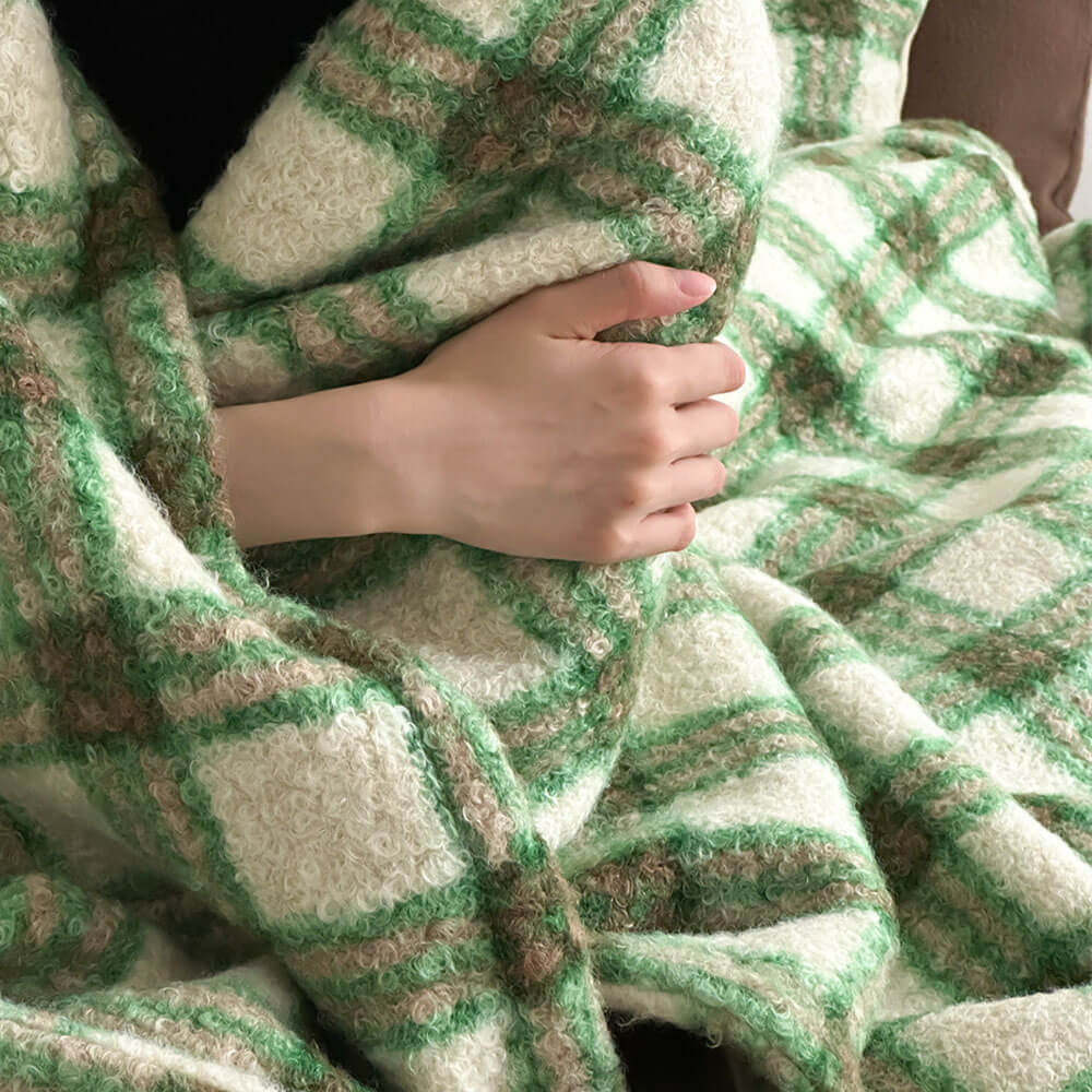 Super Soft Reversible Sherpa & Fleece Blanket | Cozy Throw for Bed & Couch - KnitFirst