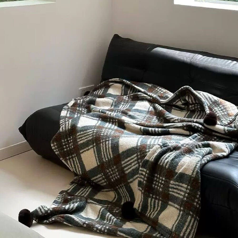 Super Soft Reversible Sherpa & Fleece Blanket | Cozy Throw for Bed & Couch - KnitFirst