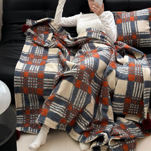 Super Soft Reversible Sherpa & Fleece Blanket | Cozy Throw for Bed & Couch - KnitFirst