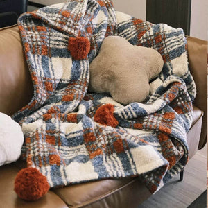 Super Soft Reversible Sherpa & Fleece Blanket | Cozy Throw for Bed & Couch - KnitFirst