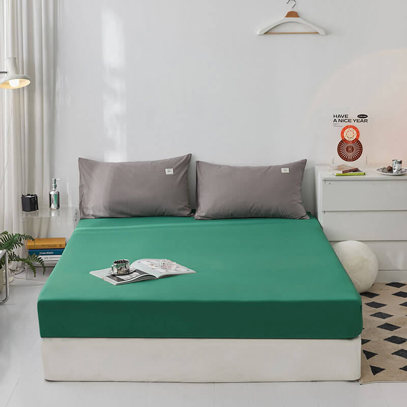 100% Cotton Fitted Sheet, Mattress Cover Protector - KnitFirst