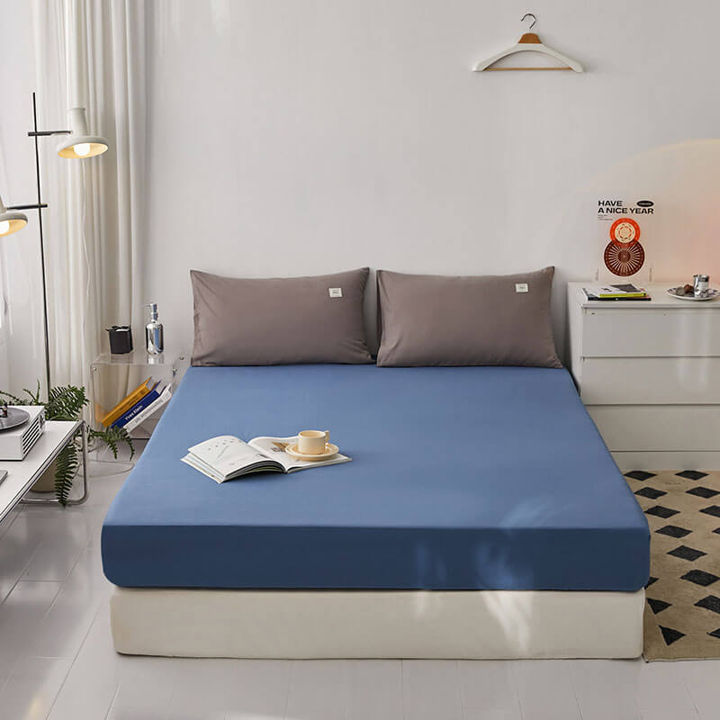 100% Cotton Fitted Sheet, Mattress Cover Protector - KnitFirst