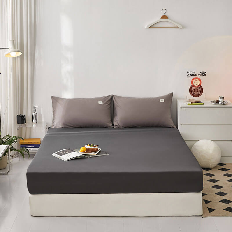 100% Cotton Fitted Sheet, Mattress Cover Protector - KnitFirst
