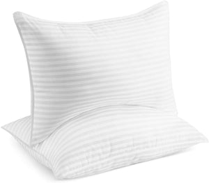 Plush Gel Pillow (2-Pack)- Dust Mite Resistant & Hypoallergenic