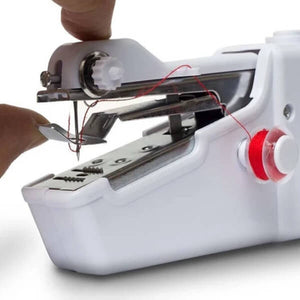 Portable Mini Hand Held Sewing Machine Small Compact Easy Stitcher