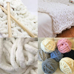 250g Chenille Thick Chunky Yarn For Knitting Merino Wool Yarn 2cm Thick Yarns For Hand knitting Blanket Crochet Nest - KnitFirst