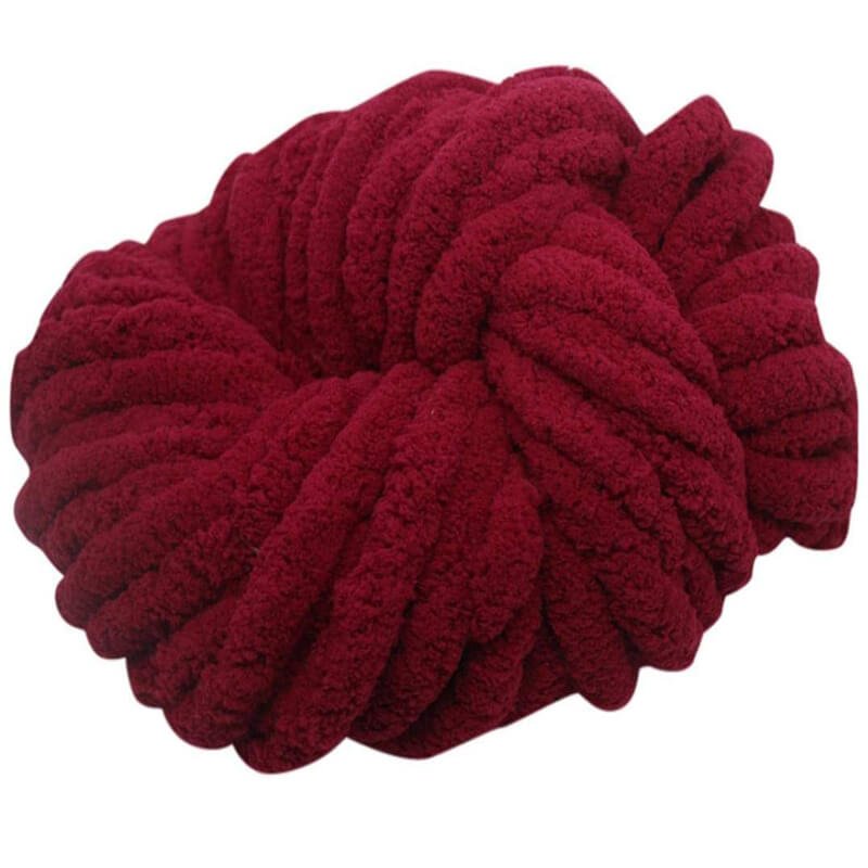 250g Chenille Thick Chunky Yarn For Knitting Merino Wool Yarn 2cm Thick Yarns For Hand knitting Blanket Crochet Nest - KnitFirst