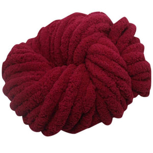 250g Chenille Thick Chunky Yarn For Knitting Merino Wool Yarn 2cm Thick Yarns For Hand knitting Blanket Crochet Nest - KnitFirst