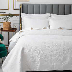 3 - Piece Cotton Quilt Sets with Pillow Shams - KnitFirst