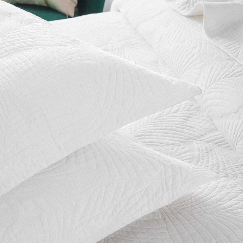 3 - Piece Cotton Quilt Sets with Pillow Shams - KnitFirst