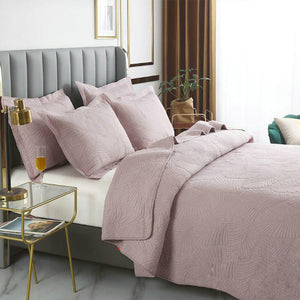 3 - Piece Cotton Quilt Sets with Pillow Shams - KnitFirst