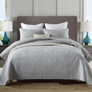 3 - Piece Cotton Quilt Sets with Pillow Shams - KnitFirst
