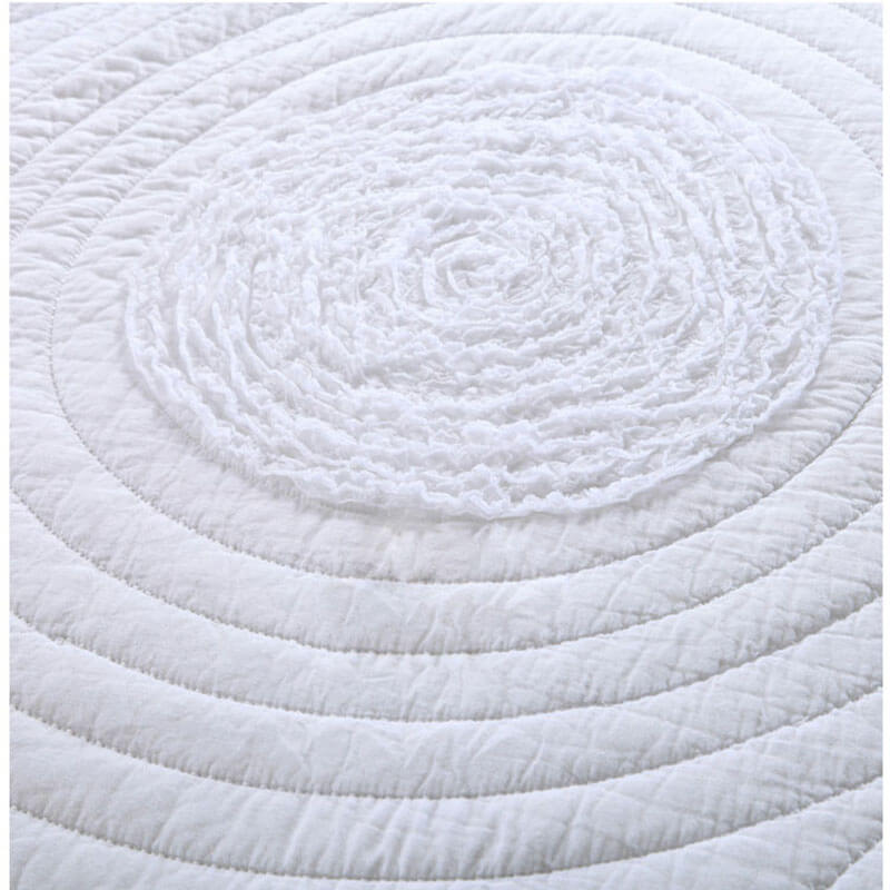 3 - Piece Cotton Quilt Sets with Pillow Shams - KnitFirst