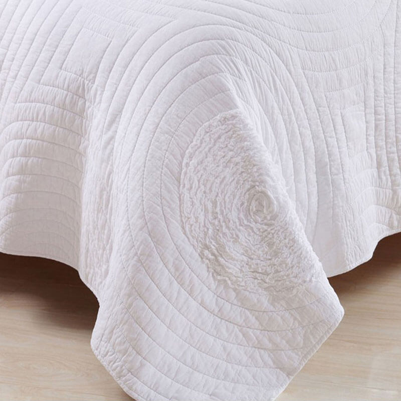 3 - Piece Cotton Quilt Sets with Pillow Shams - KnitFirst