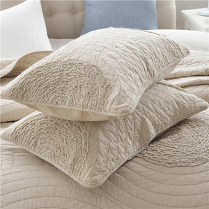 3 - Piece Cotton Quilt Sets with Pillow Shams - KnitFirst