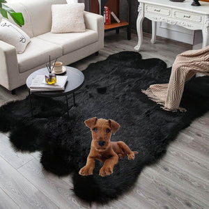 4' x 6' Premium Faux Sheepskin Area Rug - KnitFirst