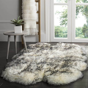 4' x 6' Premium Faux Sheepskin Area Rug - KnitFirst
