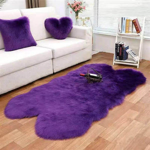 4' x 6' Premium Faux Sheepskin Area Rug - KnitFirst